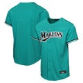 Choea M.Marlins Blank Player Teal Mitchell & Ness Cooperstown Collection Game Stitched Jerseys