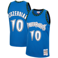 Choea M.Timberwolves #10 Wally Szczerbiak Mitchell & Ness Blue 2003-2004 Hardwood Classics Swingman Stitched Jerseys