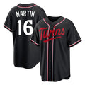 Choea M.Twins #16 Austin Martin Player Black Fashion Out Home Limited Stitched Jerseys
