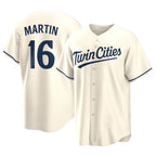 Choea M.Twins #16 Austin Martin Player Cream Game Limited Home Stitched Jerseys