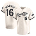 Choea M.Twins #16 Austin Martin Player Gray Game Limited Home Stitched Jerseys
