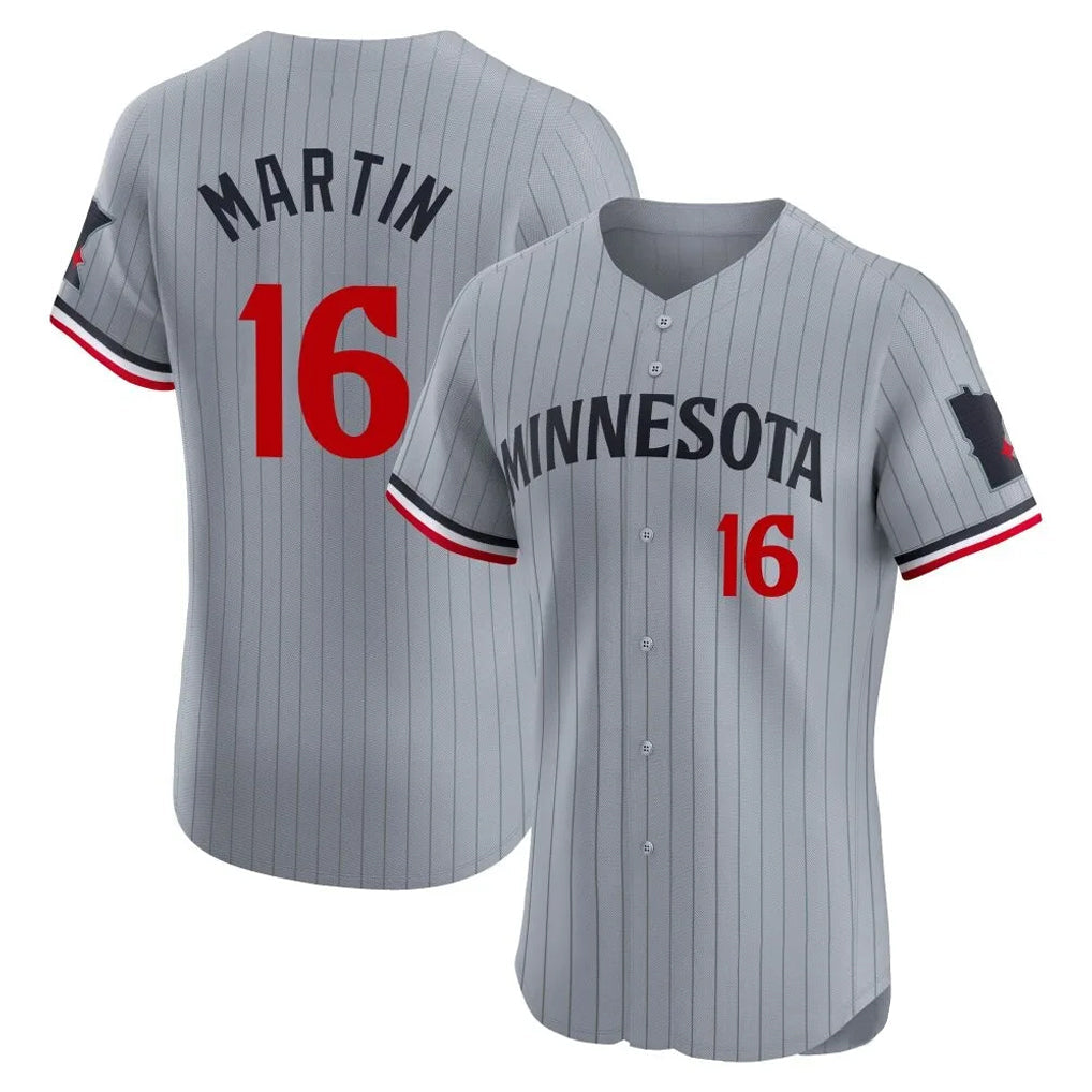 Choea M.Twins #16 Austin Martin Player Gray Home Limited Elite Stitched Jerseys