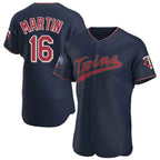 Choea M.Twins #16 Austin Martin Player Navy 60th Home Limited Elite Stitched Jerseys