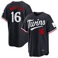 Choea M.Twins #16 Austin Martin Player Navy Home Game Stitched Jerseys
