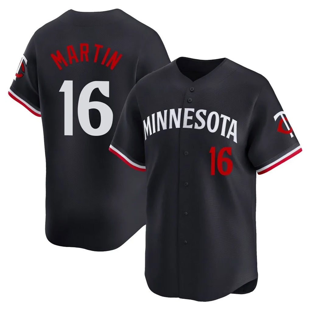 Choea M.Twins #16 Austin Martin Player Navy Home Limited Stitched Jerseys