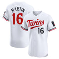 Choea M.Twins #16 Austin Martin Player White Home Limited Elite Stitched Jerseys