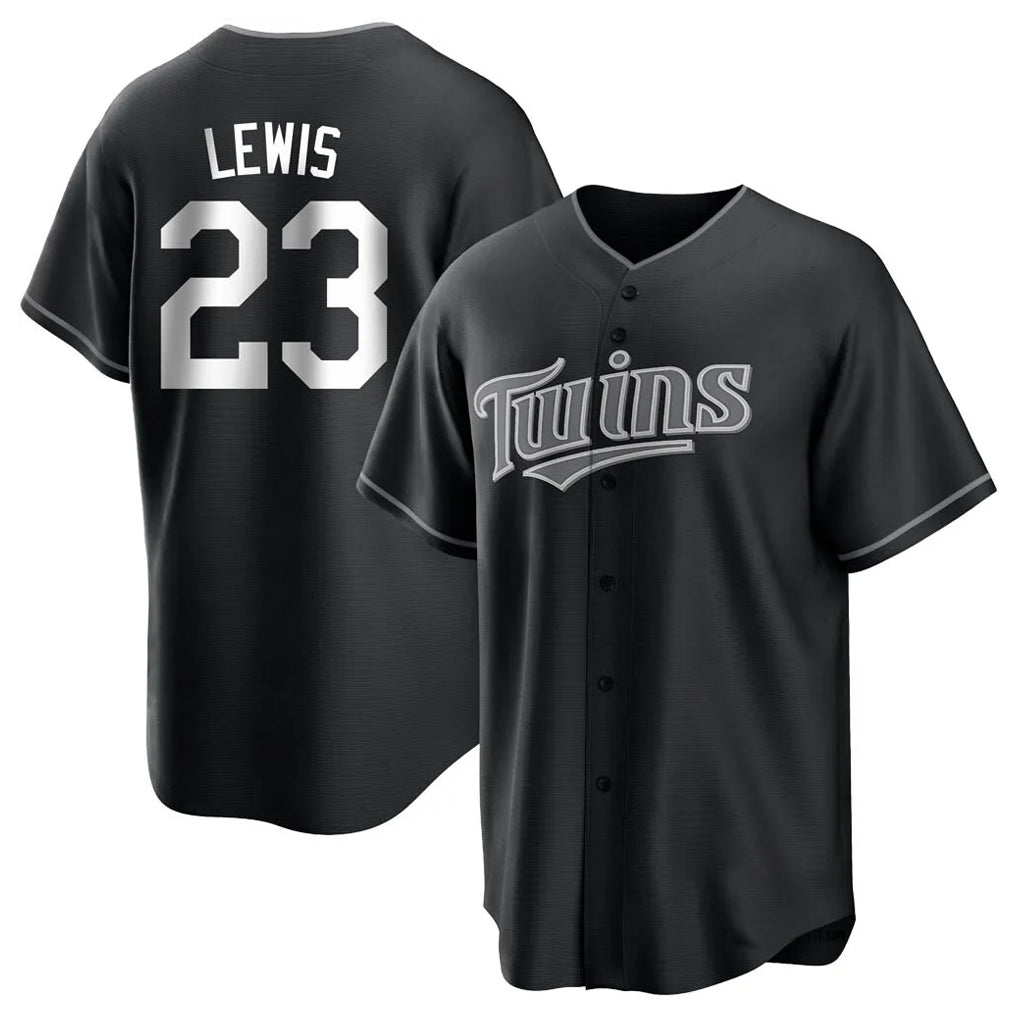 Choea M.Twins #23 Royce Lewis Player Black Home Game Stitched Jerseys