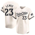 Choea M.Twins #23 Royce Lewis Player Cream Home Limited Stitched Jerseys