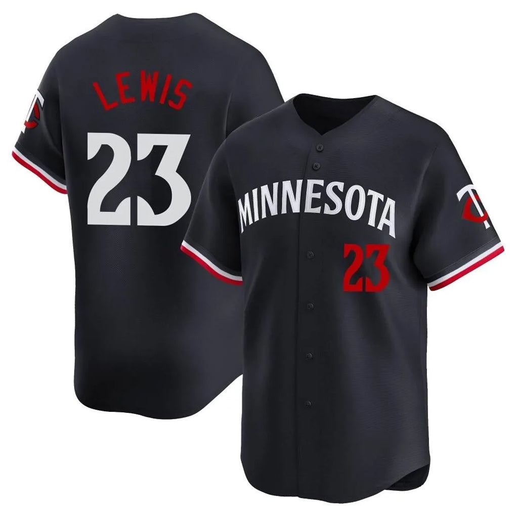 Choea M.Twins #23 Royce Lewis Player Navy Home Limited Stitched Jerseys