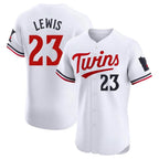 Choea M.Twins #23 Royce Lewis Player White Home Limited Elite Stitched Jerseys