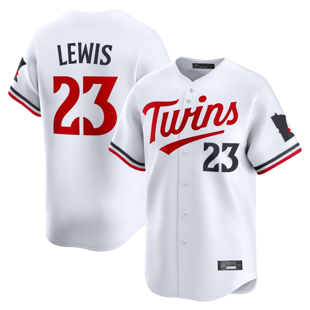 Choea M.Twins #23 Royce Lewis Player White Home Limited Stitched Jerseys