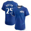 Choea M.Twins #25 Byron Buxton Player Royal City Connect Limited Elite Home Stitched Jerseys