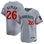 Choea M.Twins #26 Max Kepler Player Gray Home Limited Stitched Jerseys