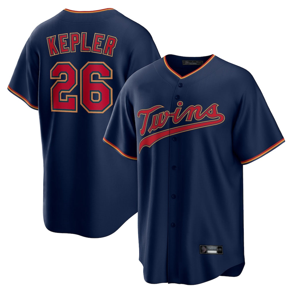 Choea M.Twins #26 Max Kepler Player Navy Home Limited Game Stitched Jerseys