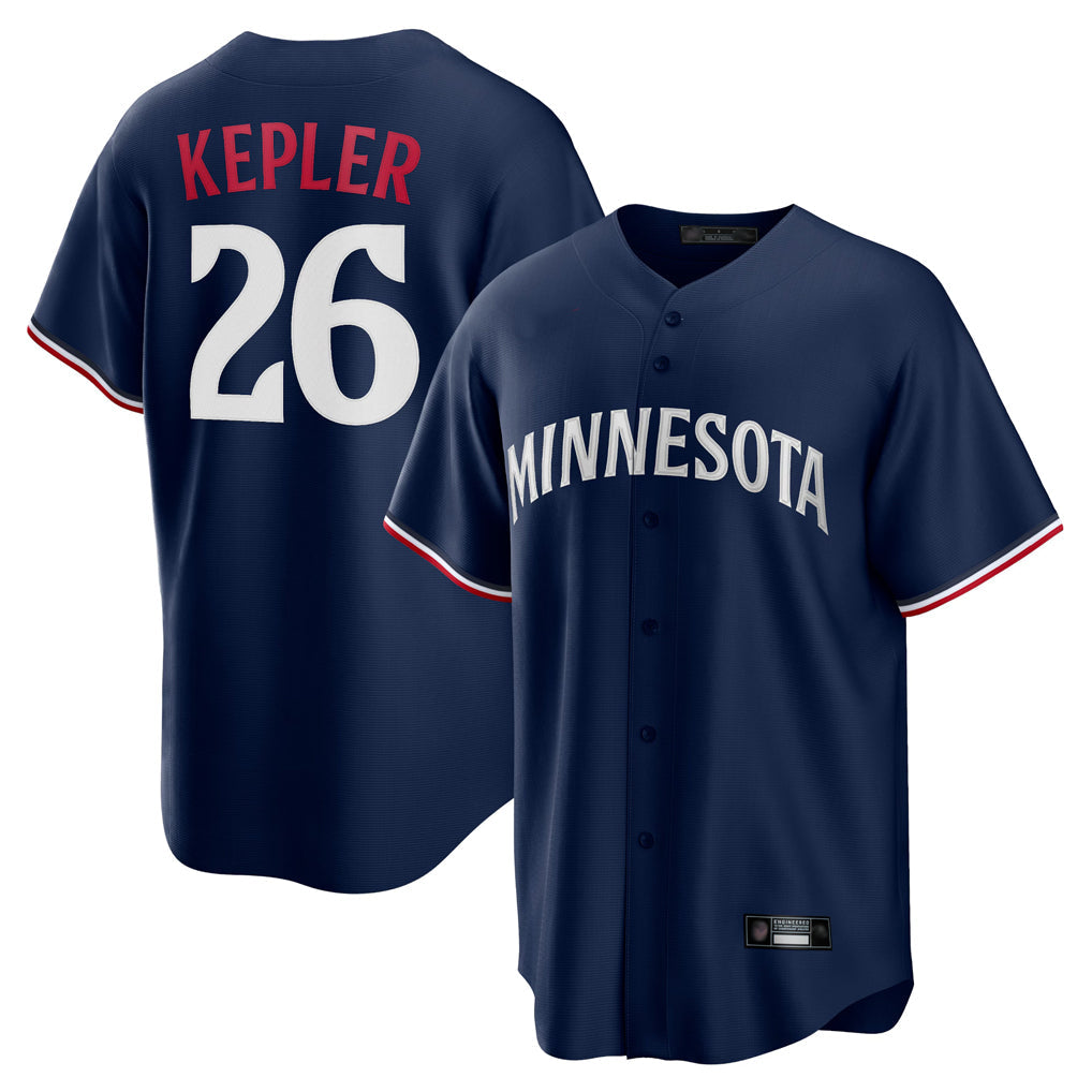Choea M.Twins #26 Max Kepler Player Navy Replica Alternate Home Stitched Jerseys