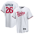 Choea M.Twins #26 Max Kepler Player White Home Game Stitched Jerseys