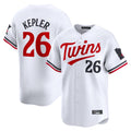Choea M.Twins #26 Max Kepler Player White Home Limited Stitched Jerseys