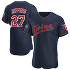 Choea M.Twins #27 Ryan Jeffers Player Navy 60th Home Limited Elite Stitched Jerseys
