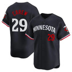 Choea M.Twins #29 Rod Carew Player Navy Home Limited Stitched Jerseys