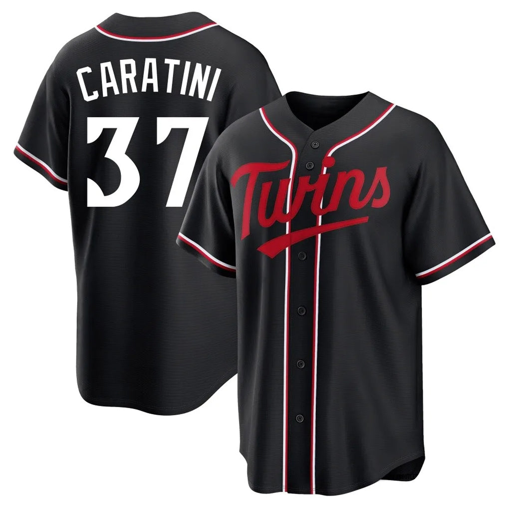 Choea M.Twins #37 Victor Caratini Player Black Fashion Out Home Limited Stitched Jerseys