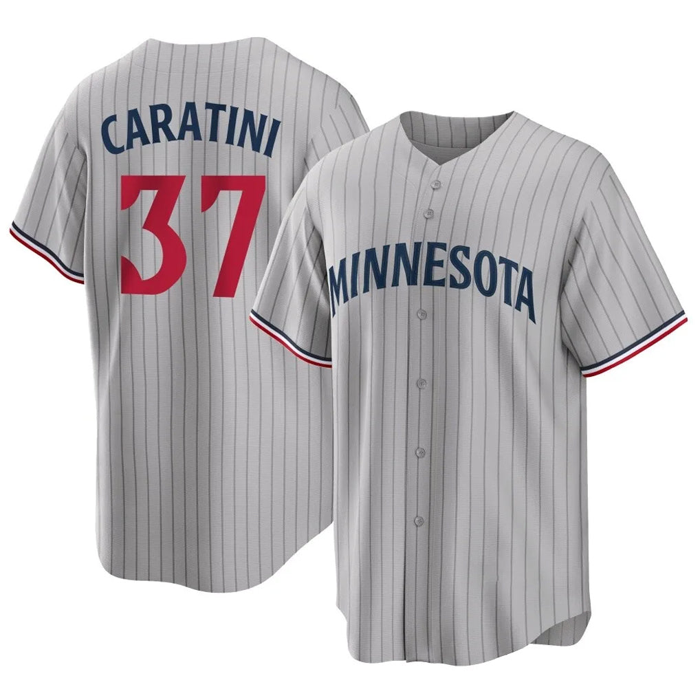 Choea M.Twins #37 Victor Caratini Player Gray Game Limited Home Stitched Jerseys
