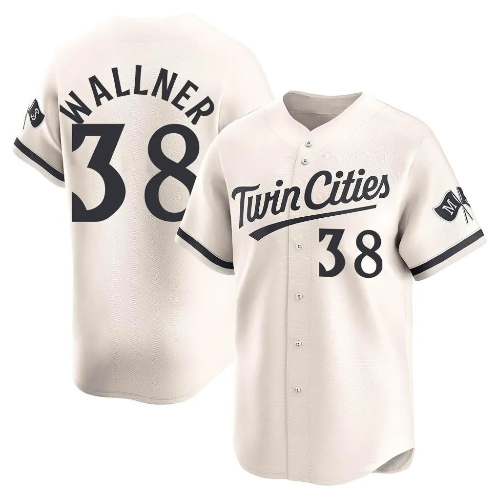 Choea M.Twins #38 Matt Wallner Player Cream Home Limited Stitched Jerseys
