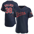 Choea M.Twins #38 Matt Wallner Player Navy 60th Home Limited Elite Stitched Jerseys