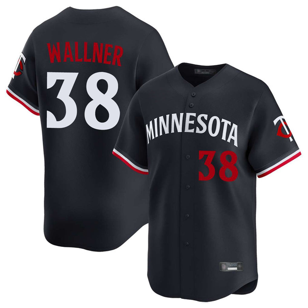 Choea M.Twins #38 Matt Wallner Player Navy Home Limited Stitched Jerseys