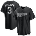 Choea M.Twins #3 Harmon Killebrew Player Black Home Game Stitched Jerseys
