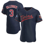 Choea M.Twins #3 Harmon Killebrew Player Navy 60th Home Limited Elite Stitched Jerseys