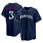 Choea M.Twins #3 Harmon Killebrew Player Navy Replica Alternate Home Stitched Jerseys