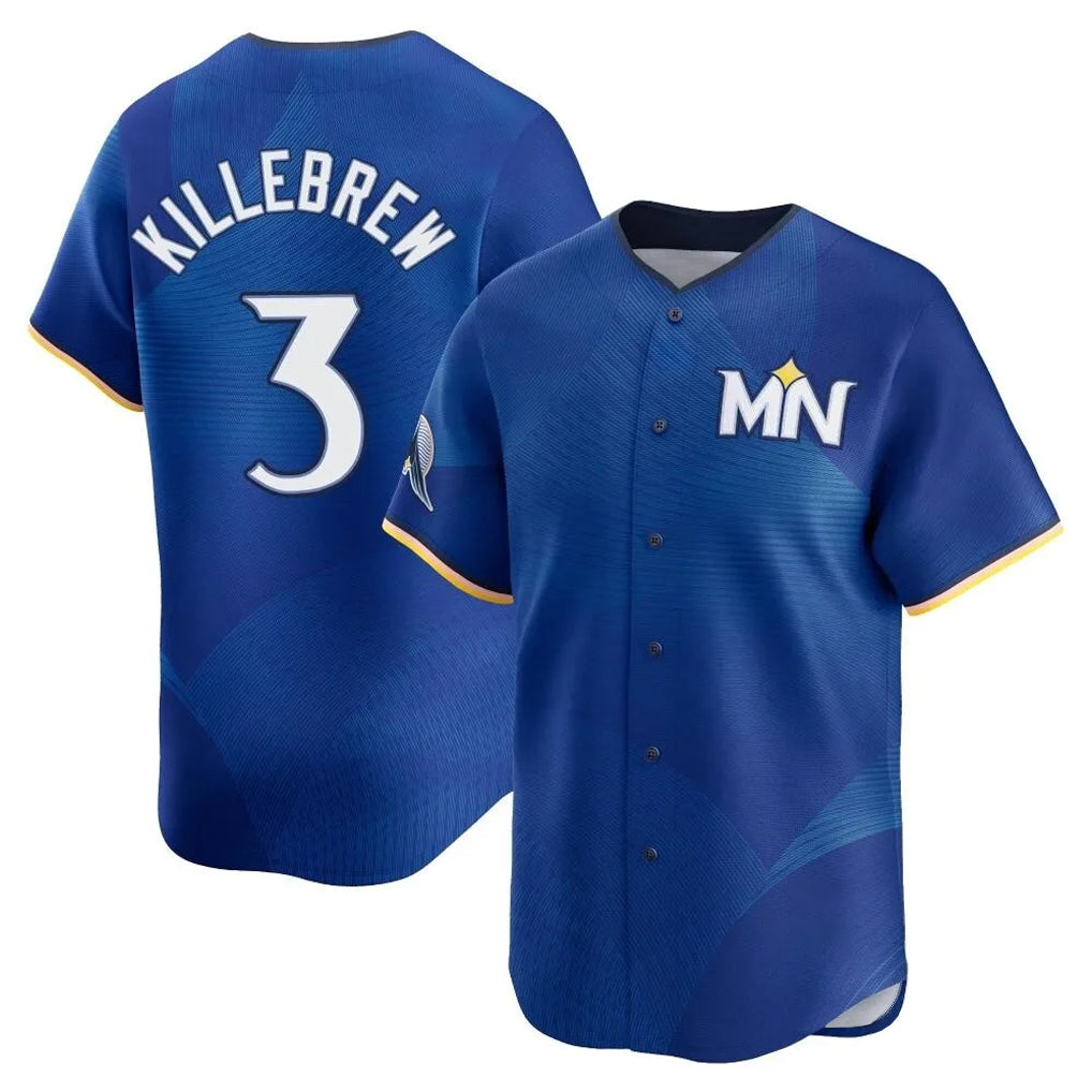 Choea M.Twins #3 Harmon Killebrew Player Royal City Connect Limited Home Stitched Jerseys