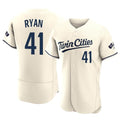 Choea M.Twins #41 Joe Ryan Player Cream Home Limited Elite Stitched Jerseys