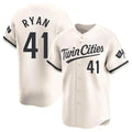 Choea M.Twins #41 Joe Ryan Player Cream Home Limited Stitched Jerseys