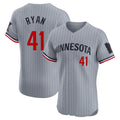 Choea M.Twins #41 Joe Ryan Player Gray Home Limited Elite Stitched Jerseys