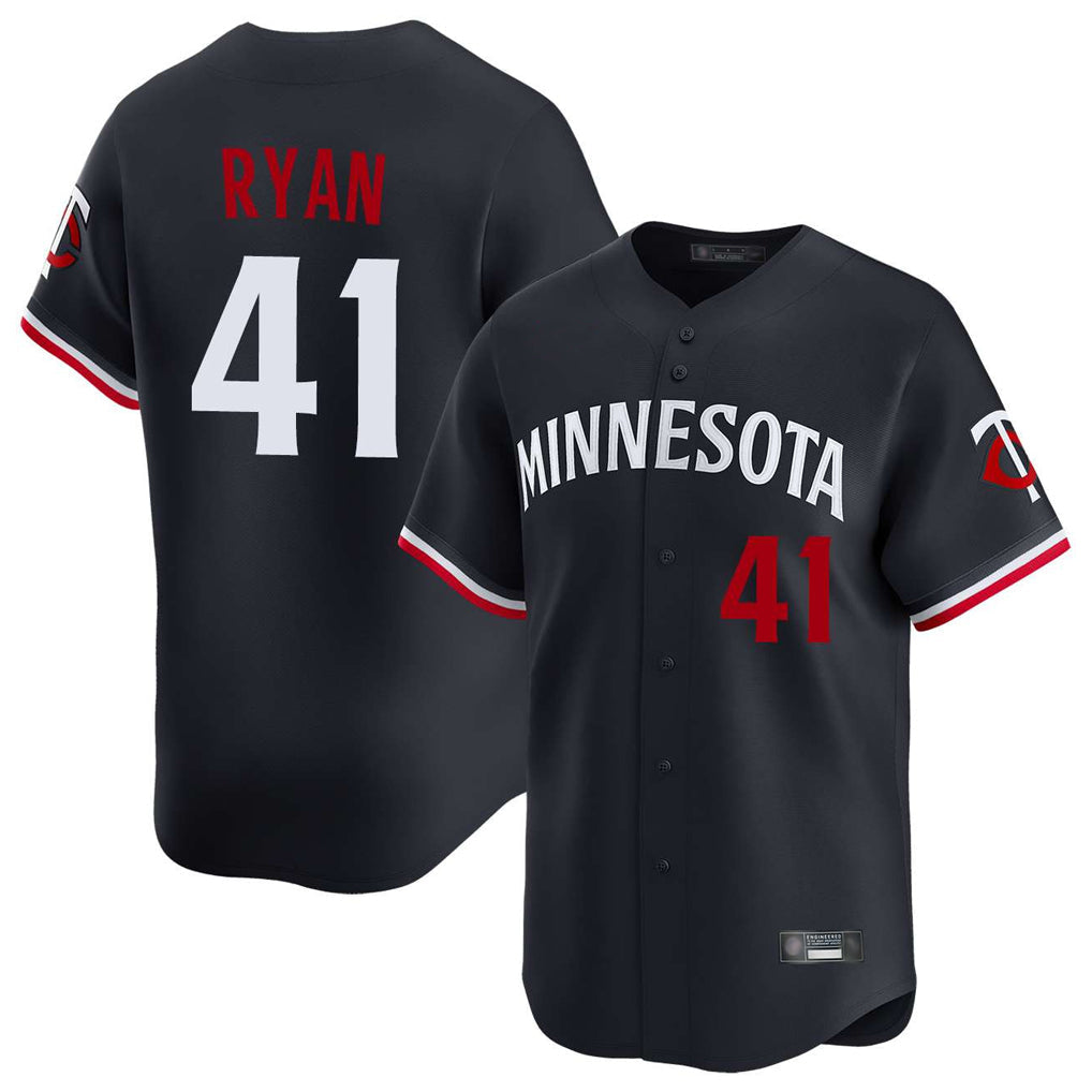 Choea M.Twins #41 Joe Ryan Player Navy Home Limited Stitched Jerseys
