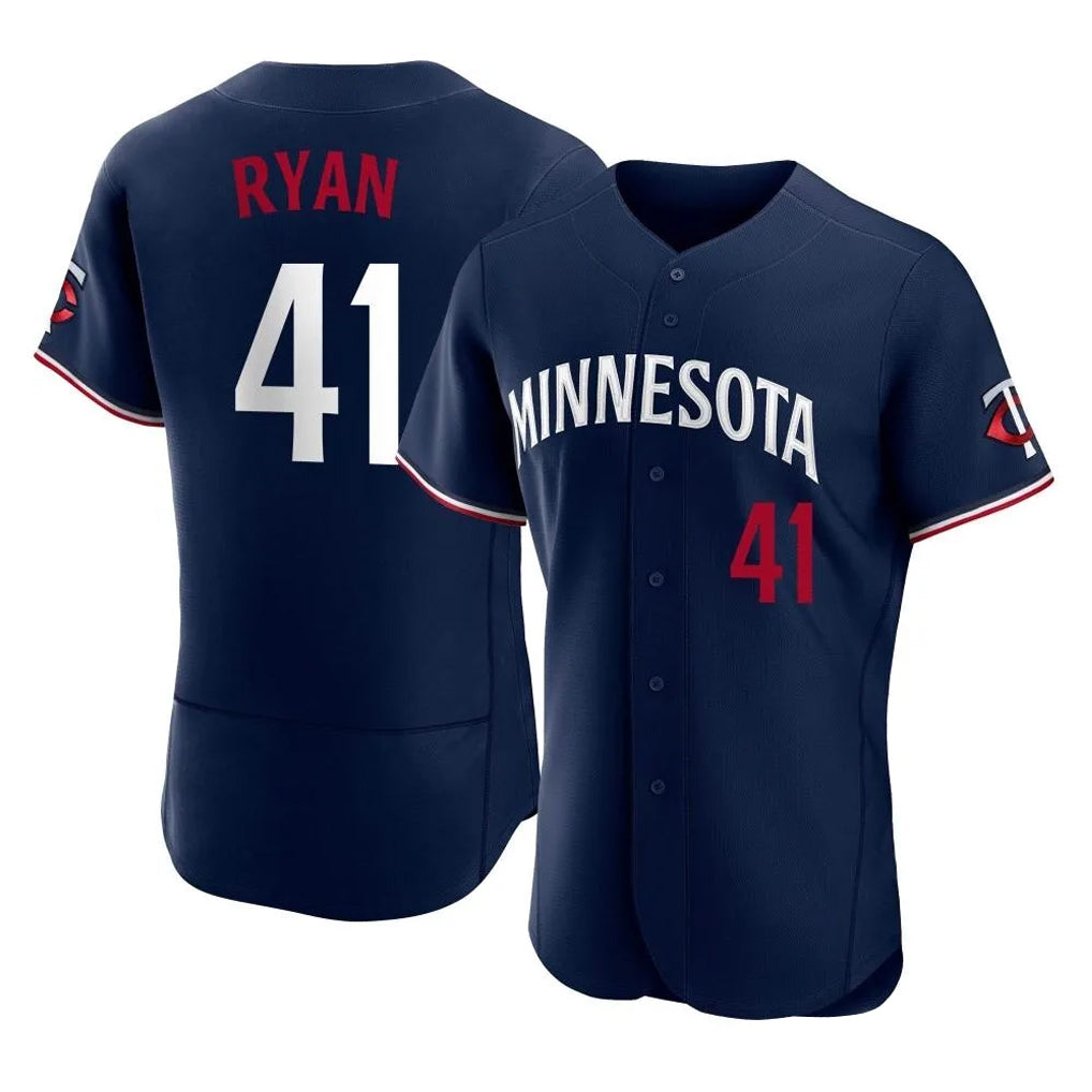 Choea M.Twins #41 Joe Ryan Player Navy Replica Home Limited Elite Stitched Jerseys