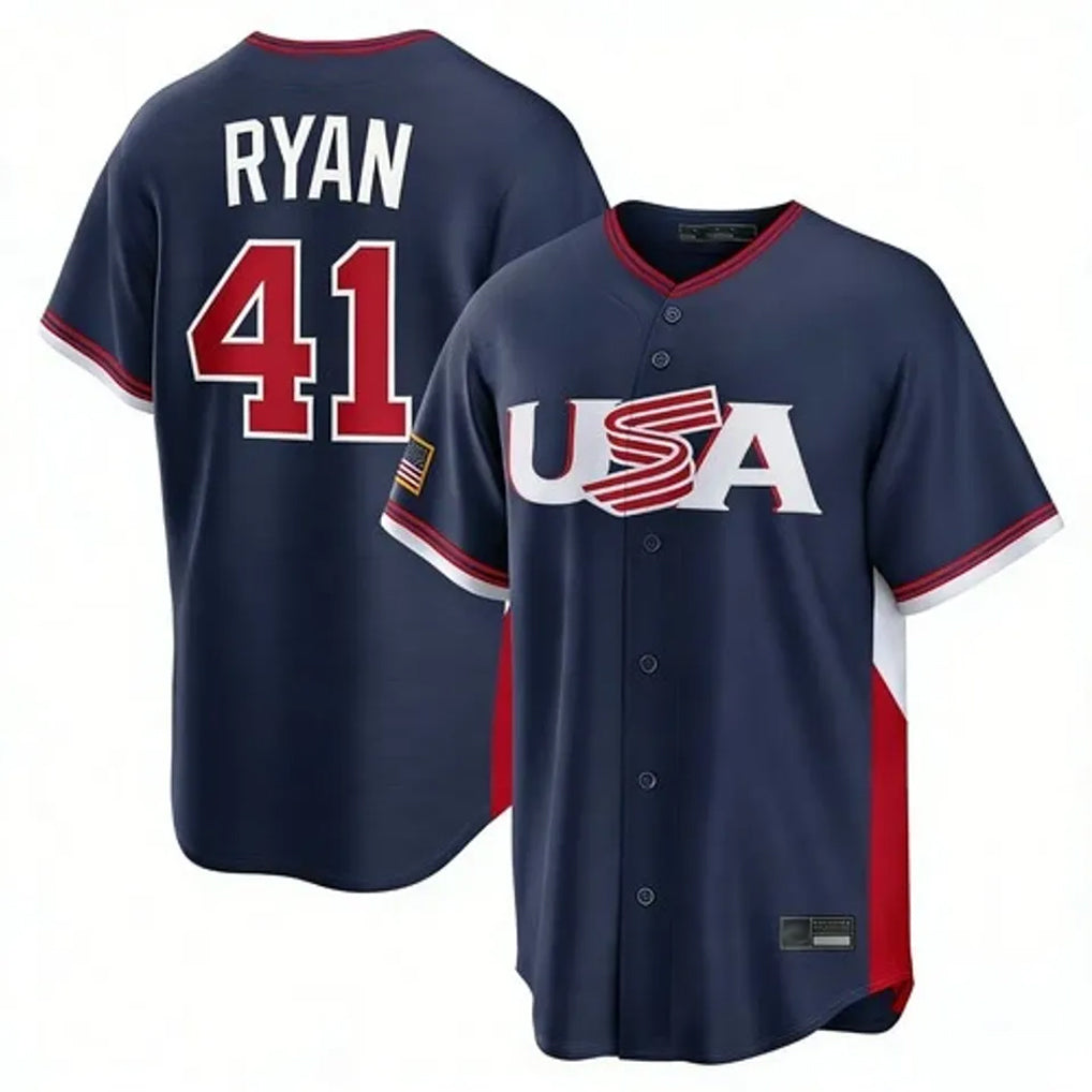 Choea M.Twins #41 Joe Ryan Player Navy USA 2026 World Classic Limited Home Stitched Jerseys
