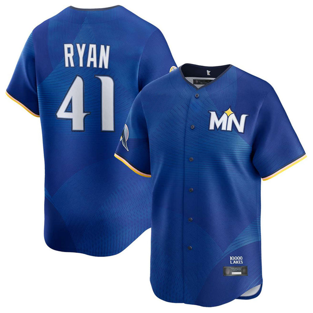 Choea M.Twins #41 Joe Ryan Player Royal City Connect Limited Home Stitched Jerseys