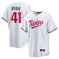 Choea M.Twins #41 Joe Ryan Player White Home Game Stitched Jerseys