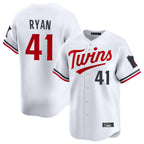 Choea M.Twins #41 Joe Ryan Player White Home Limited Stitched Jerseys