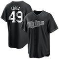 Choea M.Twins #49 Pablo Lopez Player Black Home Game Stitched Jerseys