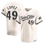 Choea M.Twins #49 Pablo Lopez Player Cream Home Limited Stitched Jerseys
