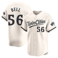 Choea M.Twins #56 Josh Bell Player Cream Home Limited Stitched Jerseys