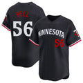 Choea M.Twins #56 Josh Bell Player Navy Home Limited Stitched Jerseys