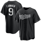 Choea M.Twins #9 Trevor Larnach Player Black Home Game Stitched Jerseys
