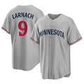 Choea M.Twins #9 Trevor Larnach Player Gray Game Limited Home Stitched Jerseys