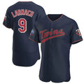 Choea M.Twins #9 Trevor Larnach Player Navy 60th Home Limited Elite Stitched Jerseys