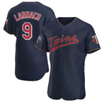 Choea M.Twins #9 Trevor Larnach Player Navy 60th Home Limited Elite Stitched Jerseys
