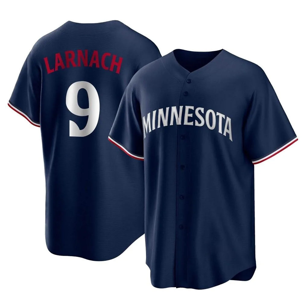 Choea M.Twins #9 Trevor Larnach Player Navy Replica Alternate Home Stitched Jerseys